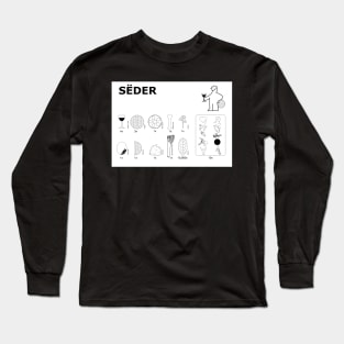 Seder Construction Instructions Long Sleeve T-Shirt